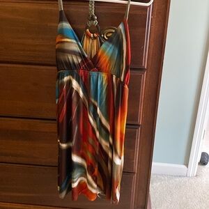 Venus knee length brown sundress size L